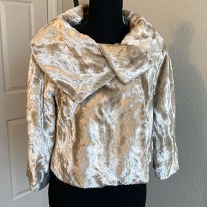 Sisley Champaign Faux Fur Jacket